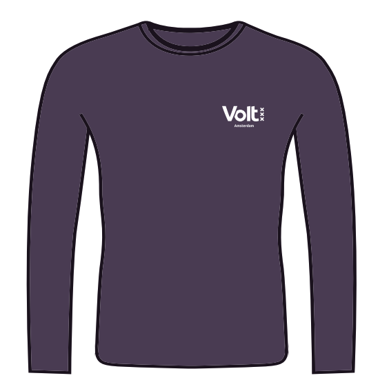 Long-Sleeve Shirt - Paars